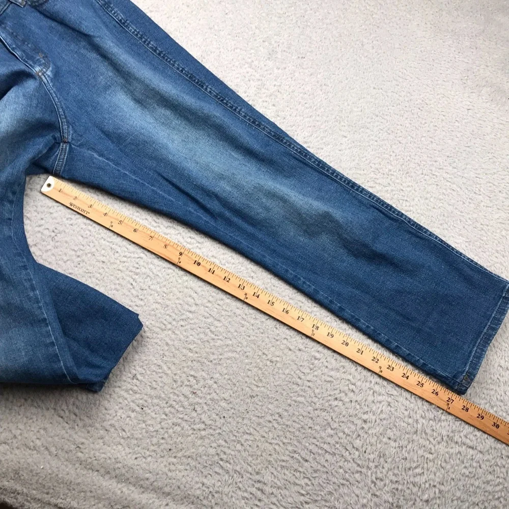 Kuhl Kontour Flex Jeans Womens 8 Reg (33x27) Blue Drawstring Relaxed Denim
